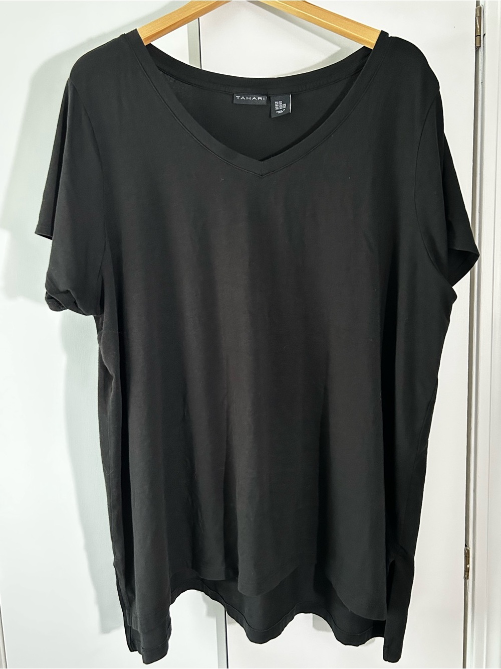 Tahari V-Neck Tunic Top